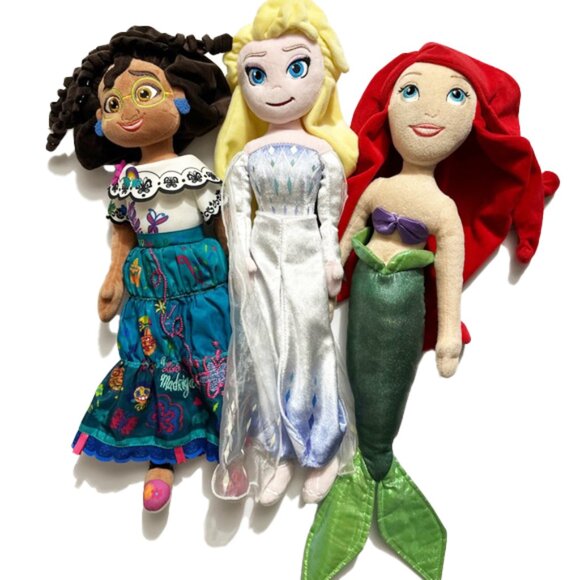 Disney Princess Dolls Set - Elsa, Mirabel, Ariel - Picture 1 of 3